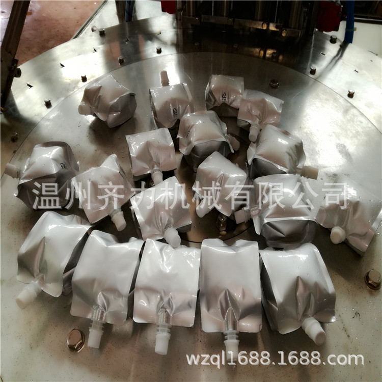 全自動自立袋灌裝旋蓋封口機(jī)